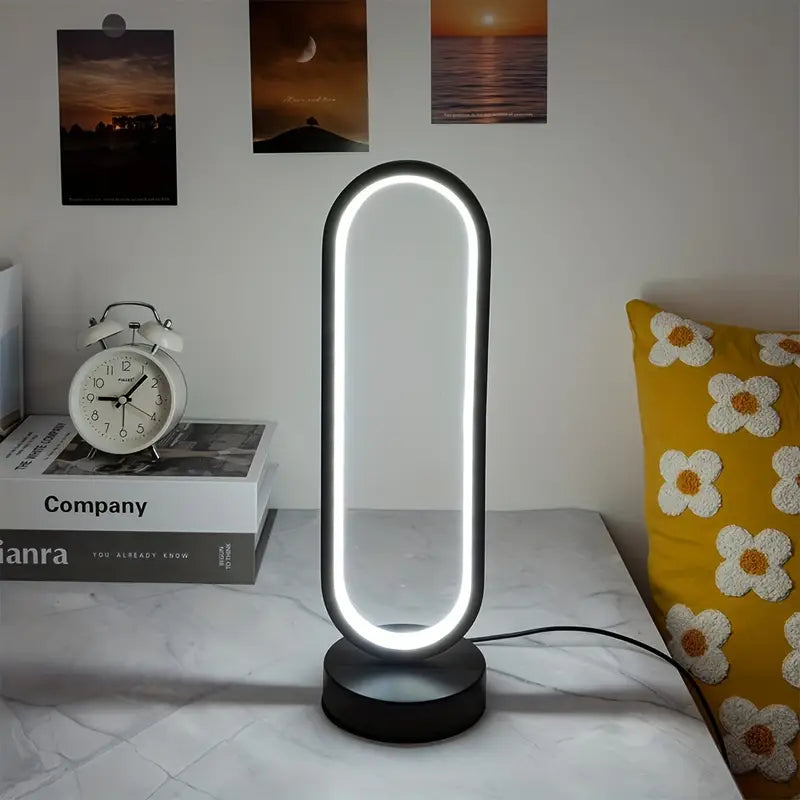 LUMIÈRE ORBITALE – RING-SHAPED USB DIMMABLE TABLE LAMP
