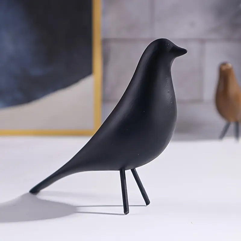 PLUMES D'ART – ABSTRACT ART DECO BIRD STATUE SET