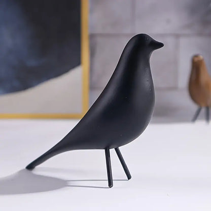 PLUMES D'ART – ABSTRACT ART DECO BIRD STATUE SET