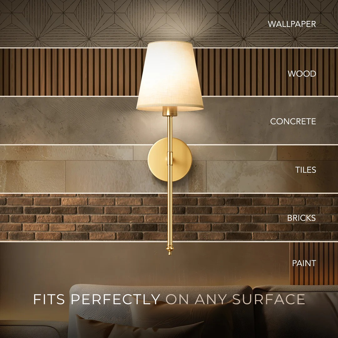 OSLO - WIRELESS WALL SCONCES (SET OF 2)