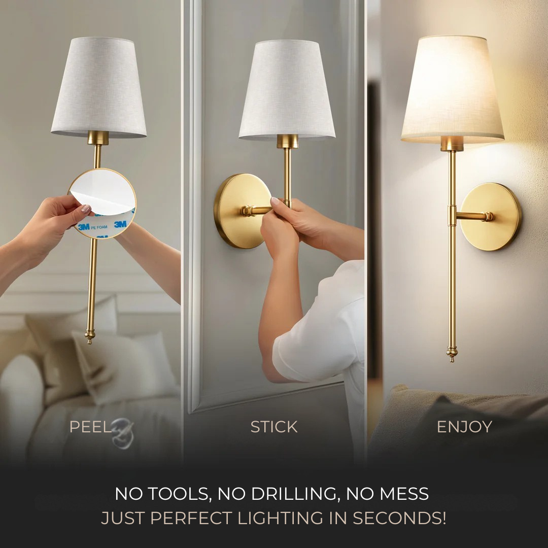 OSLO - WIRELESS WALL SCONCES (SET OF 2)