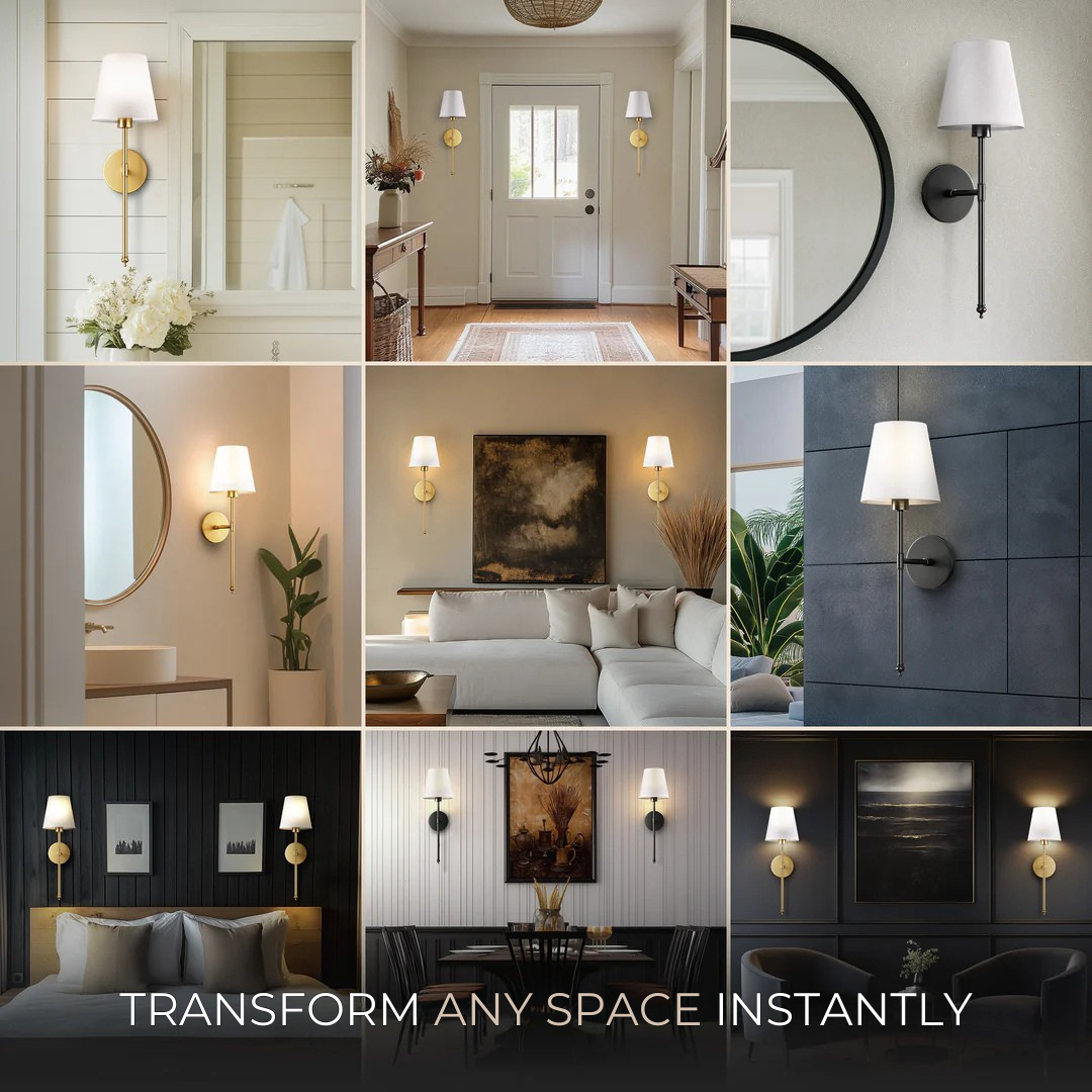 OSLO - WIRELESS WALL SCONCES (SET OF 2)